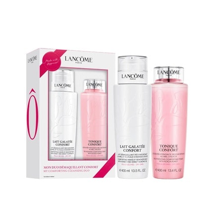 Lancome Duo Confort Gift Set: 400ml Galatée Confort Cleansing Milk + 400ml Tonique Confort Hydrating Toner