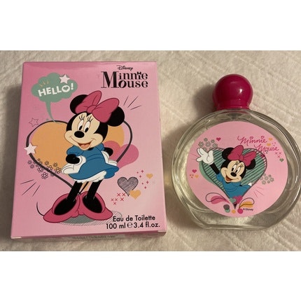 Disney Minnie Mouse Eau De Toilette 3.4oz 100ml Glass Spray Bottle