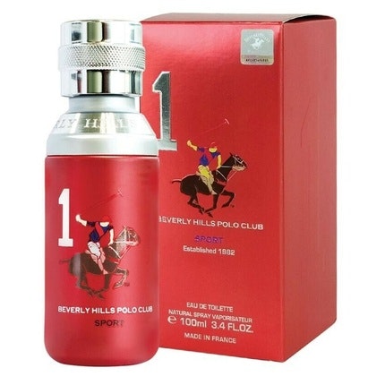 Beverly Hills Polo Club Sport 1 Eau De Toilette Gift Pour Homme 100ml 3.38 fl.Oz , 1oz≈30ml.