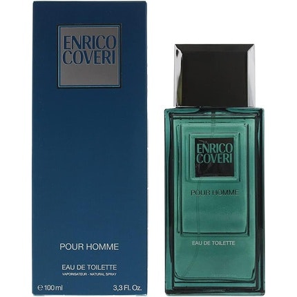 ENRICO COVERI Pour Homme Eau de Toilette 100ml Men Perfume Natural Spray Blue