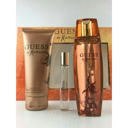 Guess Marciano Women 3 Piece Perfume Spray Set 3.4oz + Lotion 6.7oz + .5oz Mini Spy