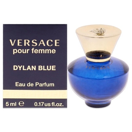 Versace Dylan Blue Women Eau de Parfum Splash Mini 5ml Floral 0.17 Fl Oz , 1oz≈30ml