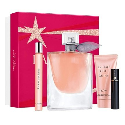 Lancome La Vie Est Belle Eau de Parfum Gift Set 100ml 10ml 50ml with Rimmel Hypnôse 2ml