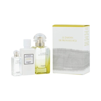 Hermès Le Jardin De Monsieur Li Eau De Toilette Spray 50ml + Body Lotion 40ml + Eau De Toilette Spray 7.5ml Set
