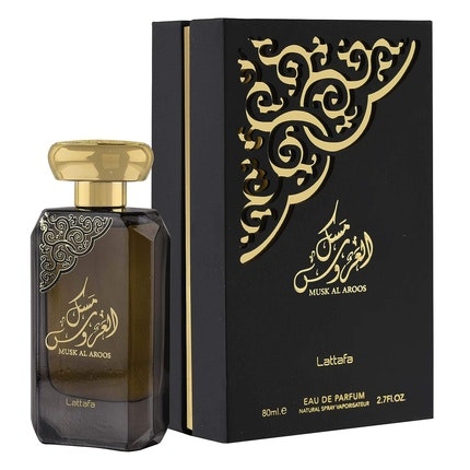 Musk Al Aroos Eau de parfum Spray 80ml Par Lattafa Pure Musky With Gift Pack High Quality 80ml