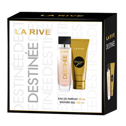 La Rive DESTINEE Gift Set Eau de parfum 90ml and 100ml Shower Gel - New and Original