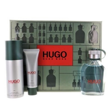 HUGO par Hugo Boss 3 Piece Gift Set 4.2oz Eau de Toilette Spray - New Box