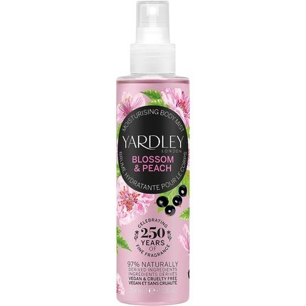 Yardley Cherry Blossom and Peach Fragrance Mist 200ml