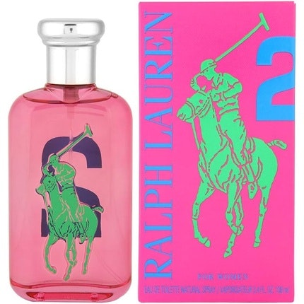 Ralph Lauren Big Pony 2 pour femme Eau De Toilette Perfume 100ml 3.4 Oz Spray Pink