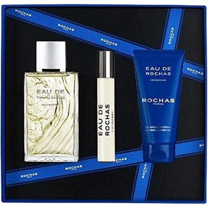 Rochas Eau De Rochas Homme Gift Set: 100ml Eau De Toilette + 100ml Shower Gel + 20ml Eau De Toilette