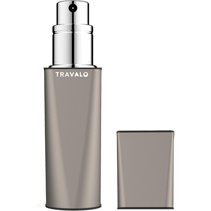 Travalo Obscura Perfume Atomizer Revamped Refill System Travel Size Pocket Perfume Dispenser TSA Approved Atomizer Air Exposure Proof Spray Bottle Grey Unisex 0.17oz
