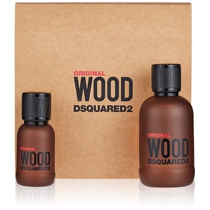 Dsquared2 Original Wood Eau De Parfum 100ml and Eau De Parfum 30ml Gift Set