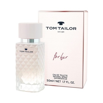 Tom Tailor Women's Perfume pour elle 50ml - Sporty and Elegant Combination of Peach, Rose, and Musk