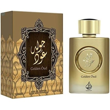Golden Oud 100ml par Asdaaf Patchouli Vetiver Woody Musky Eau de Parfum