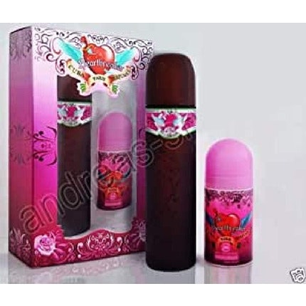 Cuba Heartbreaker Gift Set pour femme - Eau de Parfum 100ml and Deodorant 50ml