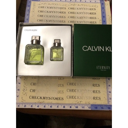 Eternity Par Calvin Klein 3.4 Oz , 1oz≈30ml Eau de toilette SP + 1.0 Oz , 1oz≈30ml Eau de toilette SP Gift Set Cologne Pour Homme