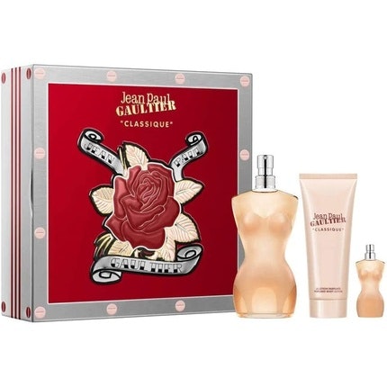 Jean Paul Gaultier Classique Eau de toilette 100ml + Eau de toilette 6ml + Body Lotion 75ml Gift Set