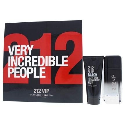 Carolina Herrera 212 VIP Black Gift Set 100ml Eau de parfum + 100ml Shower Gel