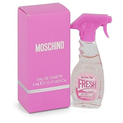 Moschino Fresh Couture Pink Eau De Toilette Mini Splash pour femme 0.17oz 5ml