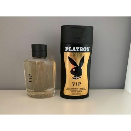 Playboy VIP Men 100ml Eau de toilette and 250ml Shower Gel - Pack of 2