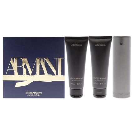 Emporio Armani Men Set Eau de Toilette 50ml with 2 Shower Gels 75ml