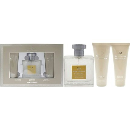 Sergio Tacchini The Essence 3 Piece Gift Set: Eau De Toilette, Shower Gel, and Aftershave Balm 100ml