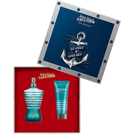 Jean Paul Gaultier Le Male Eau de Toilette Spray 125ml and All Over Shower Gel 75ml Gift Set