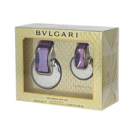 BVLGARI Omnia Amethyste Eau de Toilette Spray 2.2oz + 15ml