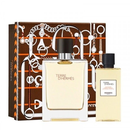 Terre D'Hermes Gift Set Eau de Toilette 50ml Spray+ Shower Gel 40ml