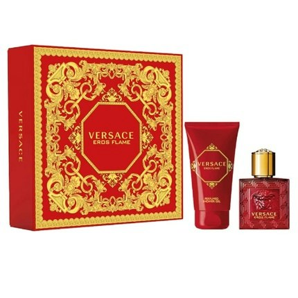 Versace Eros Flame Eau de Parfum Spray 30ml with Shower Gel 50ml