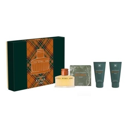 LAURA BIAGIOTTI Roma Man Gift Box Eau de Toilette 75ml + 2 Shower Gel 50ml