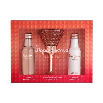 Pepe Jeans pour elle 3 Piece Set - Eau de parfum 30ml, Body Lotion 50ml, Shower Gel 50ml
