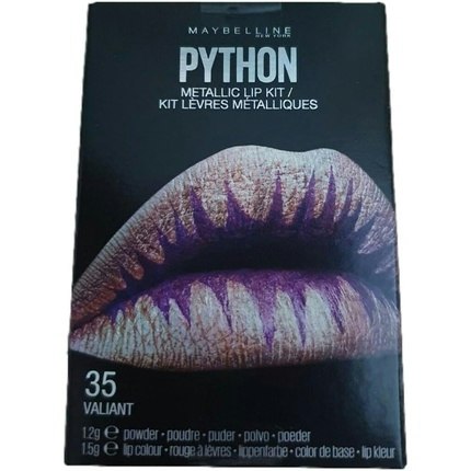 Maybelline New York Lip Python 35 Valiant Set Lipstick 1.2g + Eye Shadow Metallic 1.5g