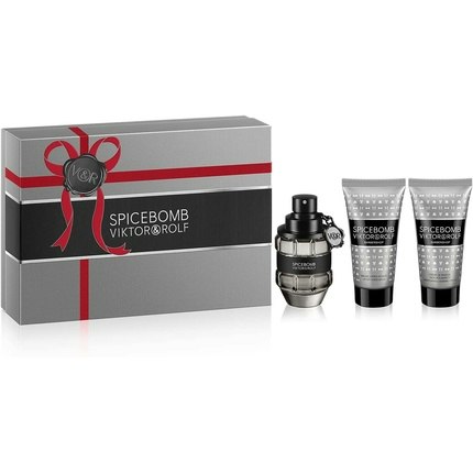Viktor & Rolf Spicebomb Eau De Toilette 50ml Gift Set 2021 Containts 50ml Edt
