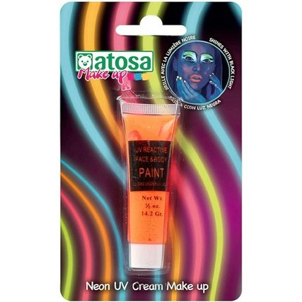 Neon Orange UV Makeup Tube