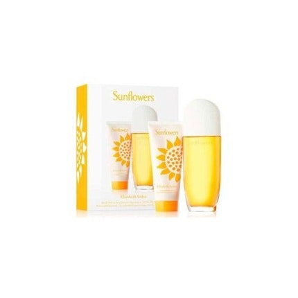 Elizabeth Arden Sunflowers Gift Set 100ml EDT + 100ml Body Lotion Women's - New