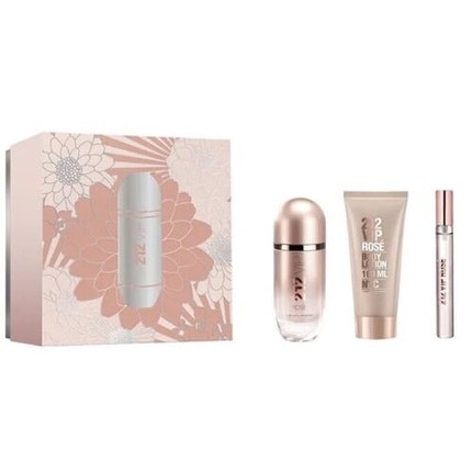 Carolina Herrera 212 VIP Rose Eau de Parfum 80ml Spray + 100ml Body Lotion + 10ml Set New
