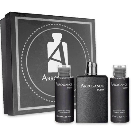 Arrogance Men's Gift Box Men's Perfume Edt 50ml 2x Shower Shampoo 100ml