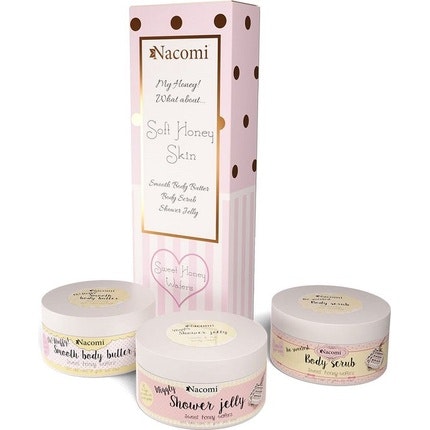 Nacomi - Honey Waffles Body Wash Jelly 100g + Body Scrub 125g + Body Butter