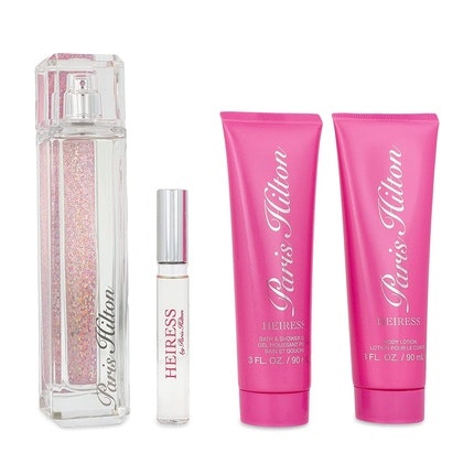Paris Hilton Heiress 4 Piece Gift Set 3.4oz Eau de Parfum