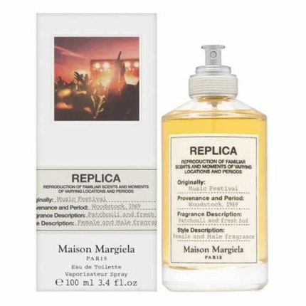 Maison Margiela Replica Music Festival Natural Spray Eau De Toilette 3.4 Fl Oz Wood