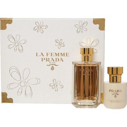 PRADA La Femme Eau De Parfum & Body Lotion Gift Set BNIB