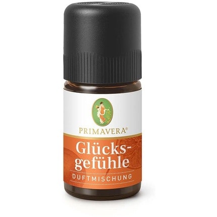 PRIMAVERA Glücksgefühle Aromatherapy Essential Oil Blend 5ml - Mandarin, Grapefruit and Tonka - Vegan Mood Booster